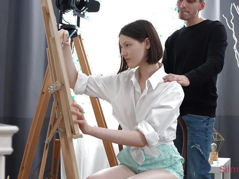 Boyfriend gently fucked