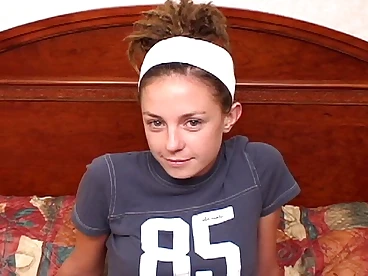 Teen with dreadlocks and a bush makes her first porn