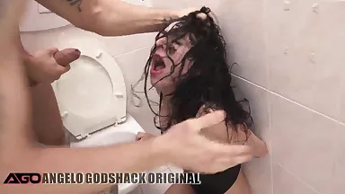 Kaitlyn Katsaros gets punished in a rough, intense manner.