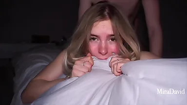Submissive teen Mira David gets fucked hard and cum on face
