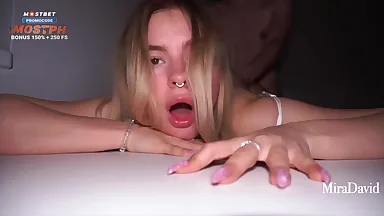 Submissive teen Mira David gets fucked hard and deep