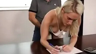 Cadence Lux in sex in office