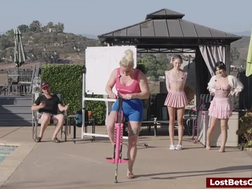 The national anthem was read by a naked participant in a wild card game