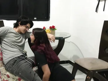 My stepbrother pushed his cock into my pussy and filled my mouth with milk