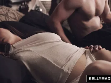 Ryan Madison wakes up Marilyn Mansion with a hot creampie scene.