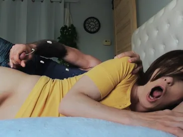 Stepdaughter is unsure of what to do?...filled with cum and creampie