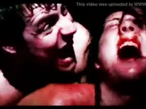 Violent rape in a very hot scene in a set piece