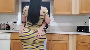 Stepmom and Stepson Affair  Big Ass Stepmom Fucks Her...